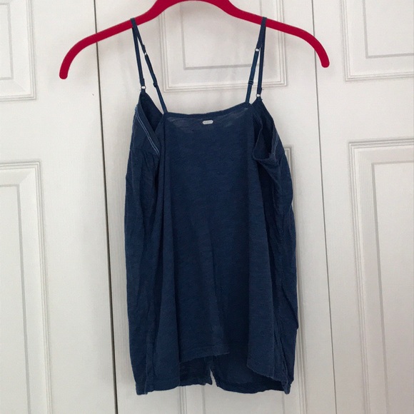 Blue Beaded Tank Top Size Small - Picture 3 of 3